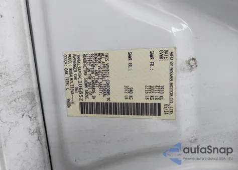 2015 Nissan Altima 2.5 Sv из США, поврежденный, VIN 1N4AL3AP1FC106852